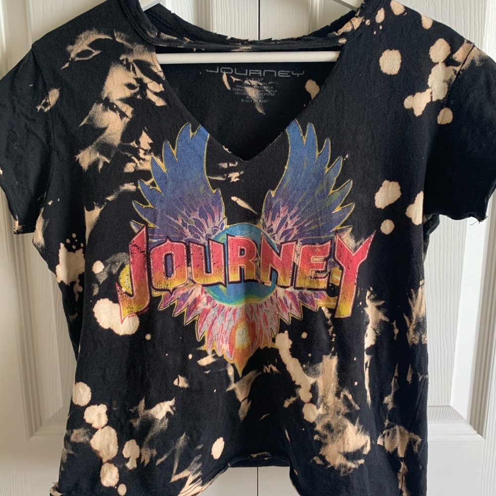 Custom Distressed band tee